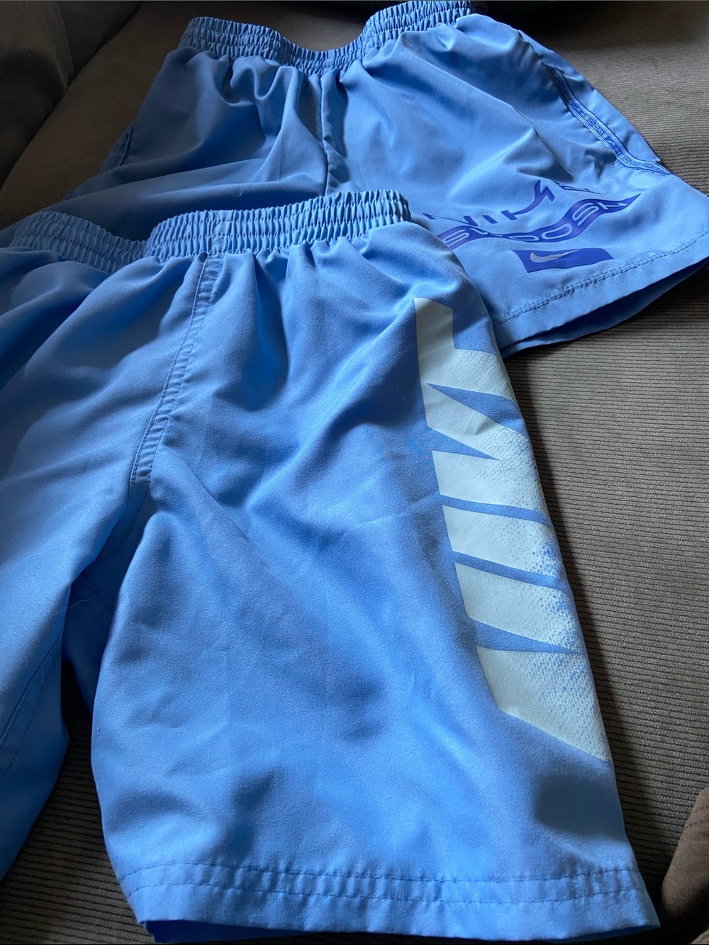 Nike Boys Light Blue Athletic Shorts